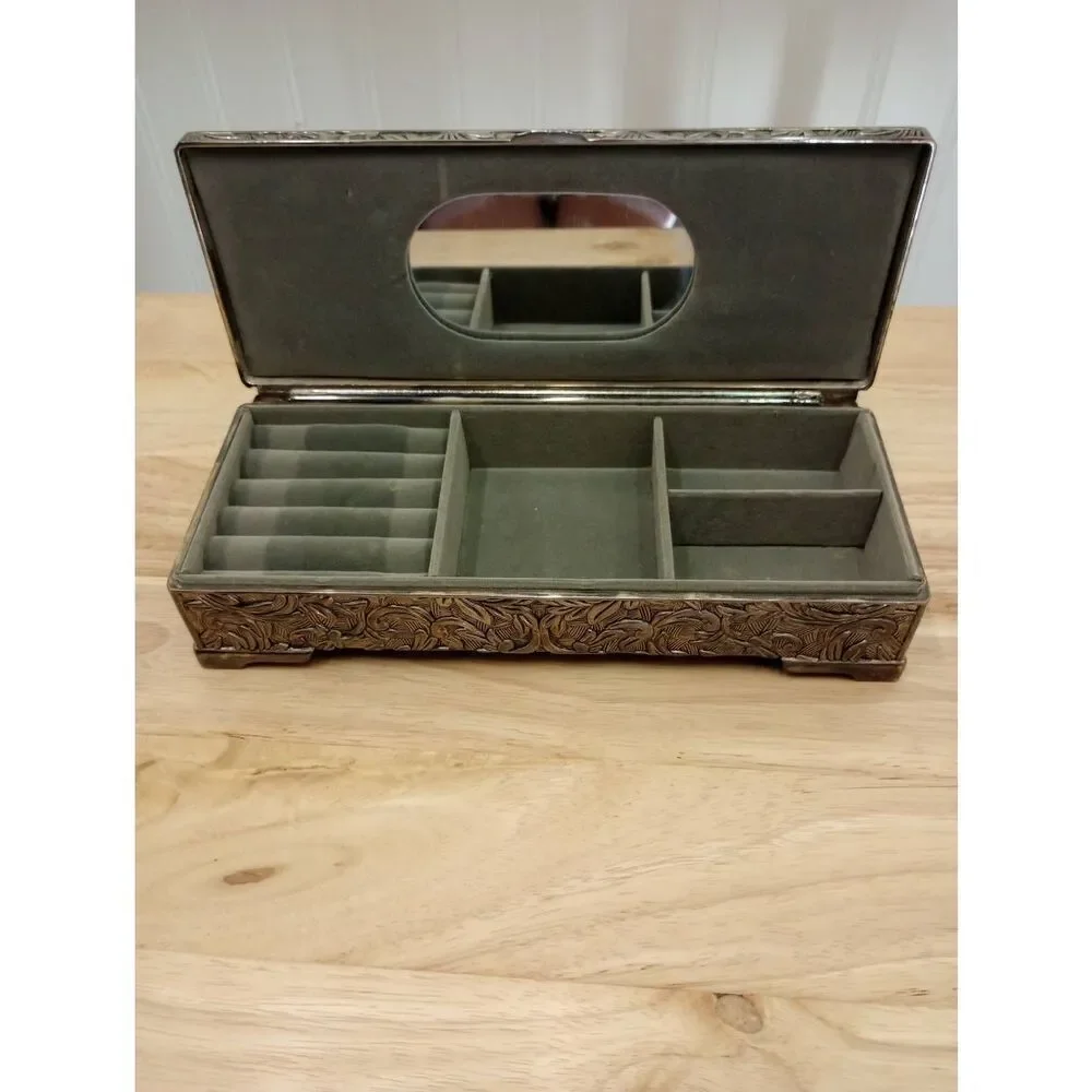 Godinger silver plated jewelry box